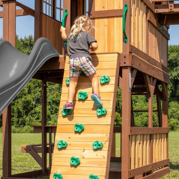 04-Skyfort-with-Vac-Slide-Rock-Wall-TrapGray-1.jpg Skyfort II with Wave Slide