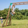 06-Skyfort-with-Vac-Slide-Monkey-BarsYellow-1.jpg Skyfort II with Wave Slide