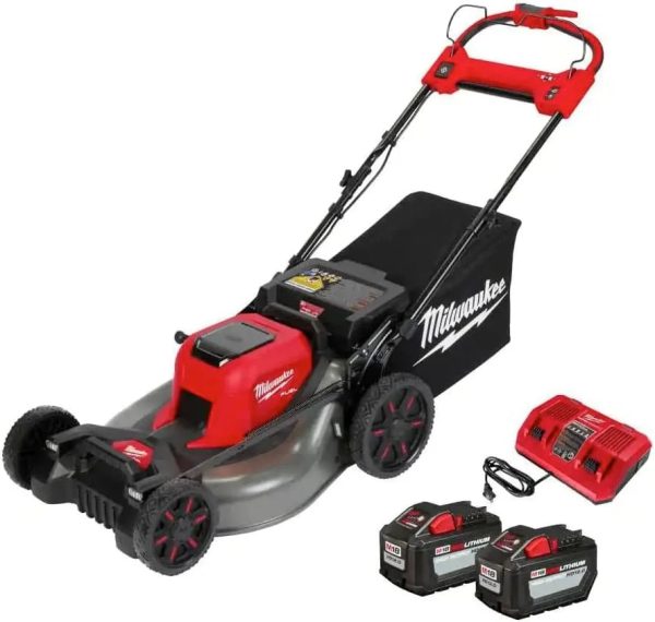 1-453-1.jpg Milwaukee 2823-20 M18 Fuel Self-Propelled Dual Batterys 21-in Walk Behind Mowers