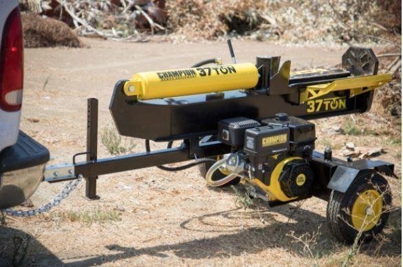 100330_pic1-1-1.jpg Champion 100330 37 Ton Horizontal/Vertical Towable Log Splitter New