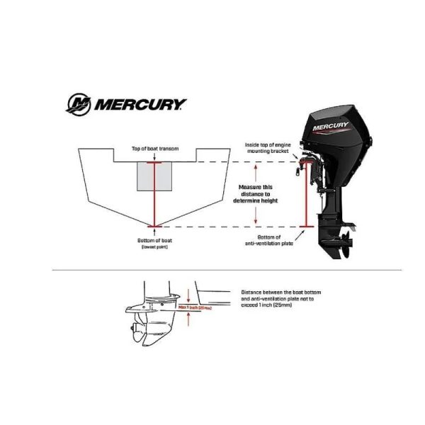 1073-1.jpg Mercury 4HP Tiller FourStroke Outboard Motor