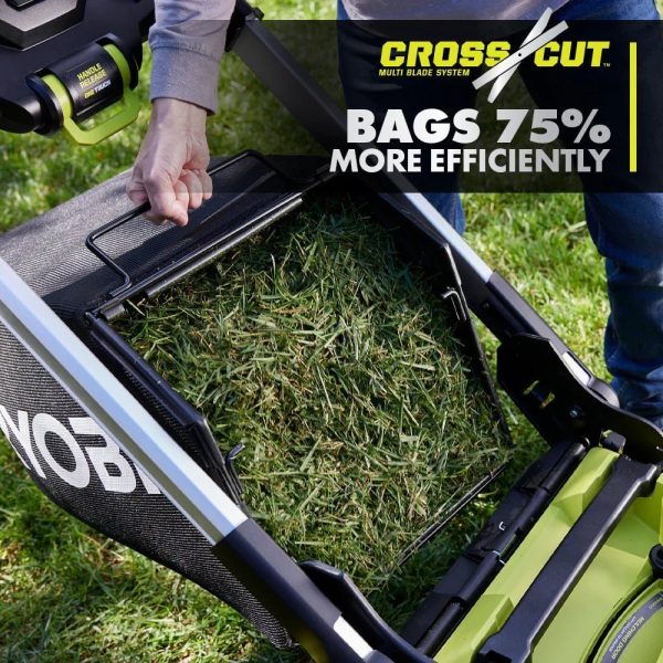 RYOBI 40v Hp brushless 21″ self-propelled AWD dual-blade mower kit