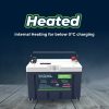 12V 120AH Group 27 LiFePO4 Battery Cranking & Deep Cycle Lithium Battery (Dual Purpose)