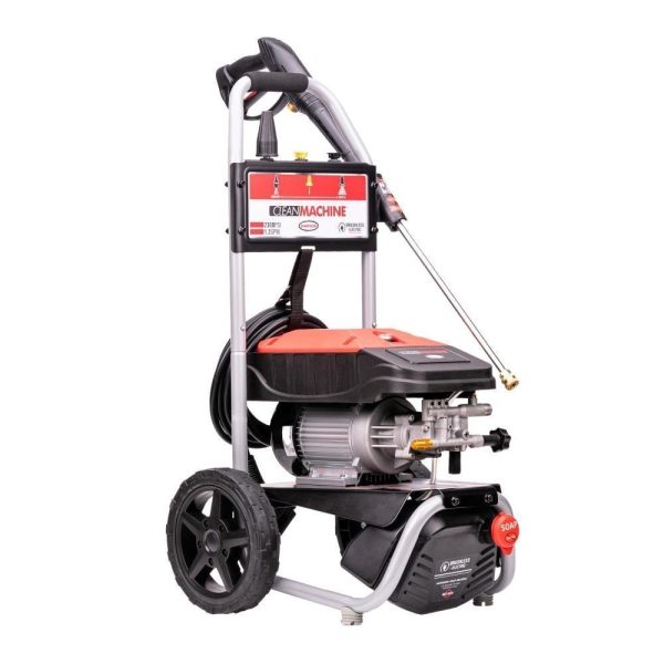 15470468.jpg SIMPSON 1.2-GPM Clean Machine 2300 PSI 1.2-GPM Cold Water Electric Pressure Washer with 3 Spray Tips (Battery Included) CM60976