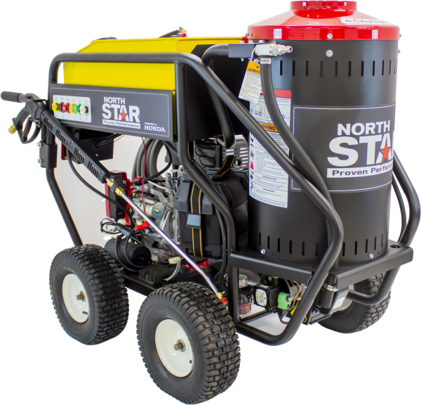 157310_updatedpic_281_29-1699467018116-scaled-1.png NorthStar 157310 Pressure Washer 3000 PSI 4.0 GPM Hot Water Honda GX390 Engine CAT Pump Gas New