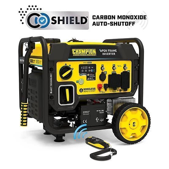 1645743.jpg Champion Power Equipment 4,500/3,650-Watt Gasoline Powered OFI Generator with ParaLINK, Remote Start