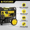 1645743_A2-1.jpg Champion Power Equipment 4,500/3,650-Watt Gasoline Powered OFI Generator with ParaLINK, Remote Start