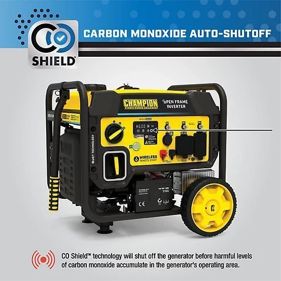 1645743_A4-1.jpg Champion Power Equipment 4,500/3,650-Watt Gasoline Powered OFI Generator with ParaLINK, Remote Start