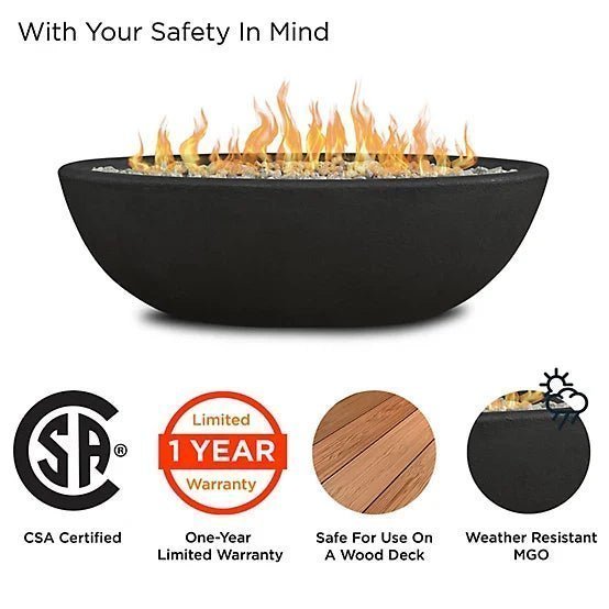 1701980_A3.jpg Real Flame 48.25 in. x 28.25 in. Riverside Oval Propane Gas Fire Bowl, Shale
