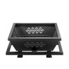 1735893.jpg RedStone 43.3 in. Square Wood-Burning Fire Pit