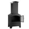 1979619.jpg RedStone Outdoor Wood-Burning Fireplace