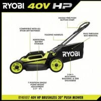 2-227-1.jpg RYOBI 40V HP Brushless 20 in. Cordless Battery Walks Behind Push Mowers with 6.0