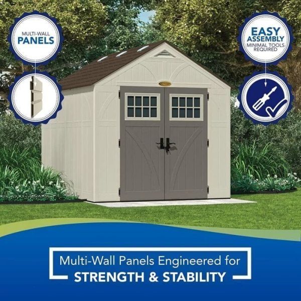 2-24-1-700x700-1-1-1.jpg Suncast Tremont 8×10 BMS8100 Outdoor Resin Storage Shed
