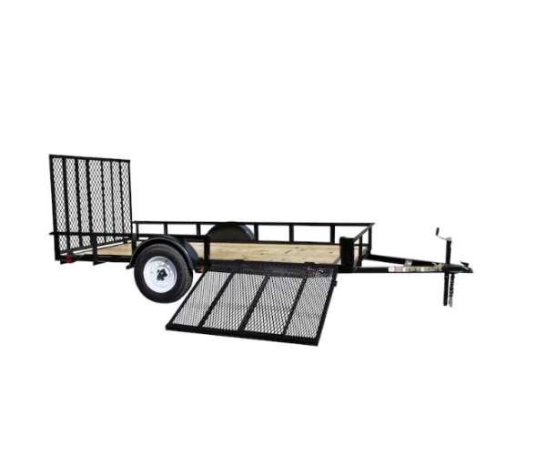 2-5.png Carry-On Trailer 6-ft x 12-ft Treated Lumber Utility Trailer with Ramp Gate