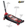 AFF 3.5 Ton Lightning Lift Floor Jack with Two-Piece Handle