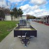 5′ X 10′ Utility Trailer Straight Deck 18″ Sides Tall Gate
