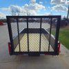 5′ X 10′ Utility Trailer Straight Deck 18″ Sides Tall Gate
