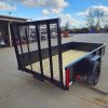 5′ X 10′ Utility Trailer Straight Deck 18″ Sides Tall Gate
