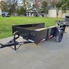 5′ X 10′ Utility Trailer Straight Deck 18″ Sides Tall Gate