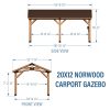 Norwood Carport/Gazebo 20×12