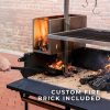 2304093-LIFESTYLE-TEXT-1-1_0d4287be-8ddc-419b-b4f9-bf6e4f364090-1.jpg Premium Argentine/Santa Maria BBQ Grill with Wood Fire and Charcoal Grill