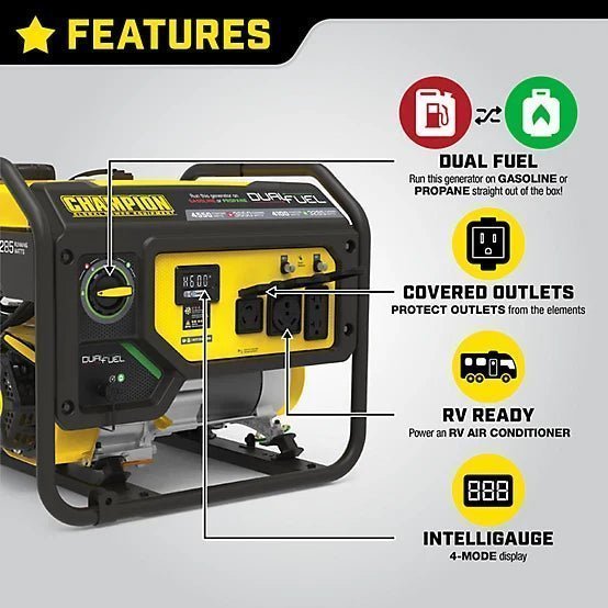 2514626_A3.jpg New!Champion Power Equipment 4550-Watt Dual Fuel RV Ready Portable Generator with CO Shield, 200970