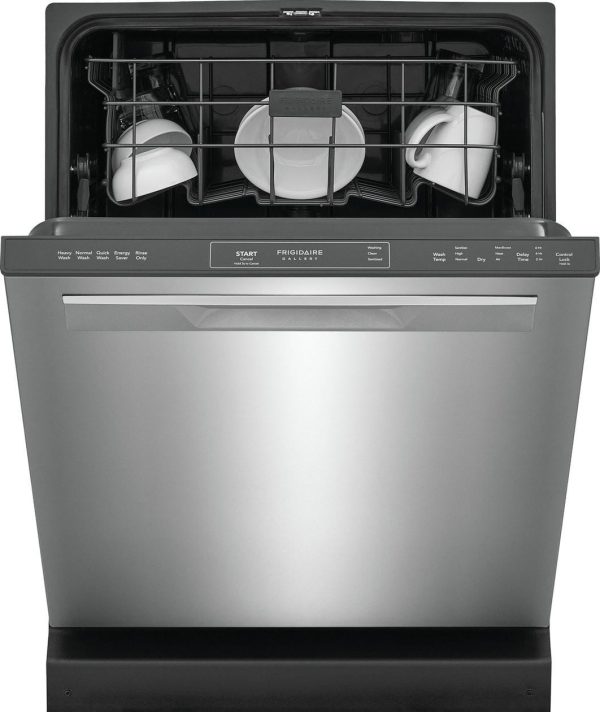 Frigidaire GDPP4515AF 24″ Dishwasher, Top Control, Stainless Steel