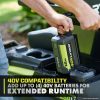 80V Max HP Lithium 54″ Brushless Electric Zero Turn Lawn Mower