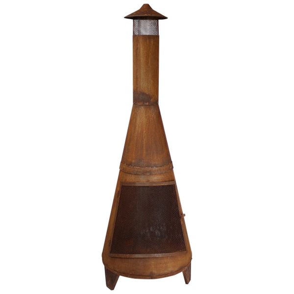 3d74593b-0164-49d7-ae2f-08cb36189629.0f84e3b8403583ed0e3aef51927fb77a.jpg Sunnydaze 70″ Rust Patina Finish Steel Wood-Burning Chiminea with Spark Screen