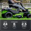 Greenworks 60V 42″ Cordless Battery CrossoverT Riding Lawn Mowers.