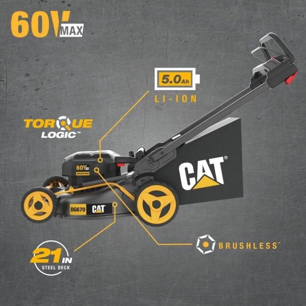 4-211-1.jpg Cat 60V 21In Brushless Lawn Mower Kits.