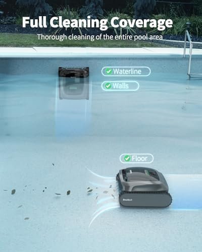 41-F0bl-6zL.jpg Beatbot AquaSense Cordless Robotic Pool Vacuum Cleaner – Intelligent Path Opimization, Cleans Floor, Walls, and Waterline – Ideal for Above & In-Ground Pools up to 2,260 sq.ft.