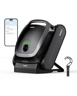411K2pz1KpL.jpg Beatbot AquaSense Cordless Robotic Pool Vacuum Cleaner – Intelligent Path Opimization, Cleans Floor, Walls, and Waterline – Ideal for Above & In-Ground Pools up to 2,260 sq.ft.