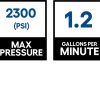43650325.jpg SIMPSON 1.2-GPM Clean Machine 2300 PSI 1.2-GPM Cold Water Electric Pressure Washer with 3 Spray Tips (Battery Included) CM60976