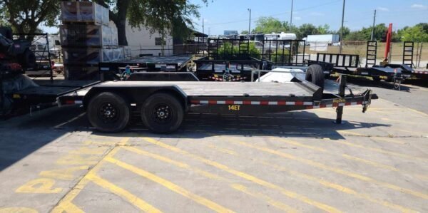 438089948_1253763619138809_6478222530516241031_n-600x299-1.jpg 18 Foot Big Tex Black Heavy Duty Tandem Axle Equipment Trailer (14ET-18BK-MR)