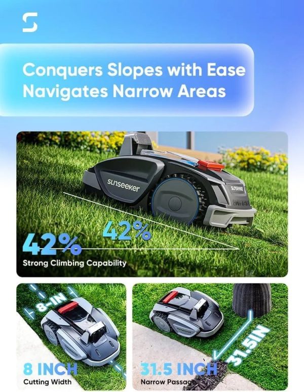 5-154-1.jpg Sunseeker V3 Quiet Lawn Mowers.