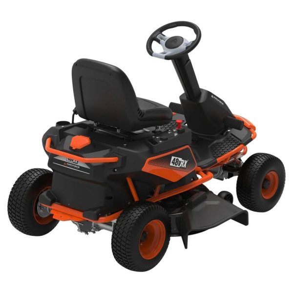 Yard Force 38″ 48V Battery-Powered Riding Lawn Mowers.