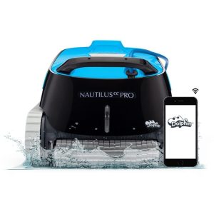 51YvE_40ZvL.jpg Dolphin Nautilus CC Pro Wi-Fi Robotic Pool Vacuum Cleaner up to 50 FT – Waterline Scrubber Brush