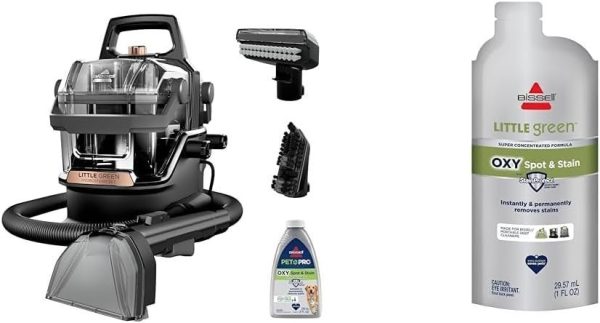 51o0VfbJ51L._AC_SL1001-2.jpg BISSELL Little Green HydroSteam 3618 Portable Carpet & Upholstery Cleaner