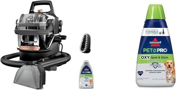 51pT-sSFfAL._AC_SL1001-2.jpg BISSELL Little Green HydroSteam 3618 Portable Carpet & Upholstery Cleaner