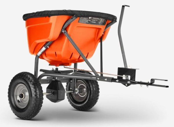 588182904.1.jpg Husqvarna 130 LB. TOW BEHIND SPREADER #588182904