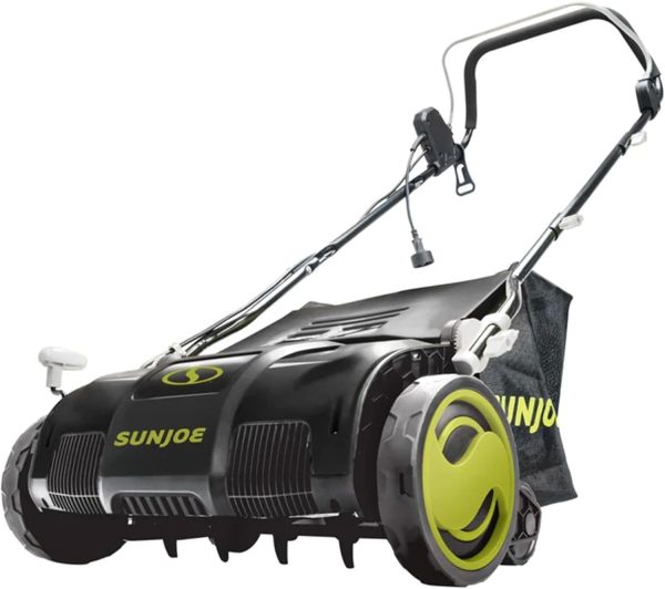 61dTCqTn5pL._AC_SL1500-1.jpg Sun Joe AJ805E 13A Electric Dethatcher & Scarifier, 15 in.