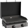 61p_Fg0WYWL._AC_SL1500.jpg Blackstone 22″ Portable Tabletop Griddle – Dual Burner Flat Top Grill, 24,000 BTU Propane with Stainless Steel Faceplate & Rear Grease System