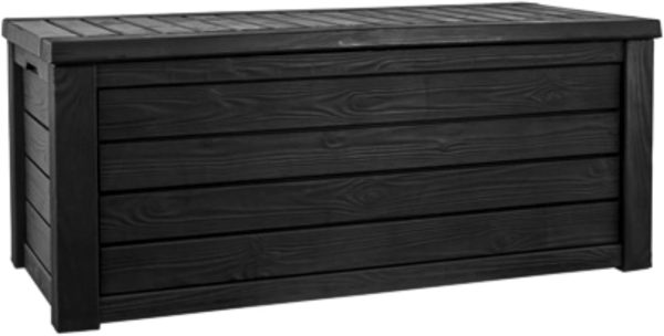 61vXxabup0L._AC_SL1500.jpg Keter Westwood 150-Gallon Resin Outdoor Storage Box | Weather-Resistant Deck Bin for Patio Cushions, Garden Tools & Pool Accessories – Dark Grey