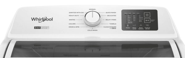 62b3fb20-437a-4783-8330-fcdfa41e9d8d.e93a0bab6feb723f0609707c966c5b3b.png Whirlpool WTW4307SW 4.2–4.3 Cu. Ft. Top Load Washer with 2-in-1 Removable Agitator, Soft Close Glass Lid, White