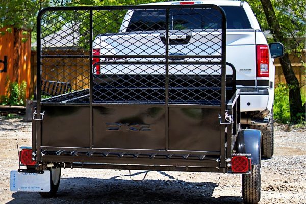 65093312.jpg DK2 5-ft x 7-ft Steel Utility Trailer with Ramp Gate ( 1639-lb Capacity ) 2491711