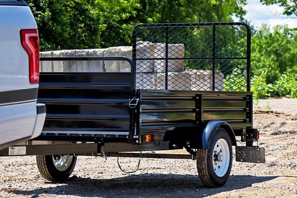 65093319.jpg DK2 5-ft x 7-ft Steel Utility Trailer with Ramp Gate ( 1639-lb Capacity ) 2491711