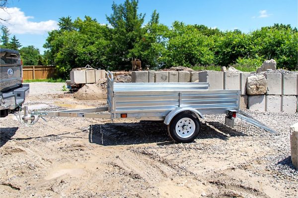 65101725.jpg DK2 5-ft x 7-ft Steel Utility Trailer with Ramp Gate ( 1639-lb Capacity ) 2491713