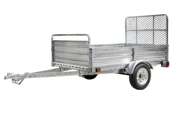 65101726.jpg DK2 5-ft x 7-ft Steel Utility Trailer with Ramp Gate ( 1639-lb Capacity ) 2491713