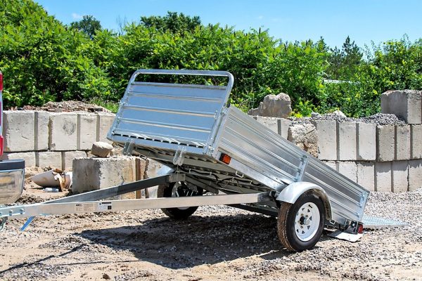 65101731.jpg DK2 5-ft x 7-ft Steel Utility Trailer with Ramp Gate ( 1639-lb Capacity ) 2491713